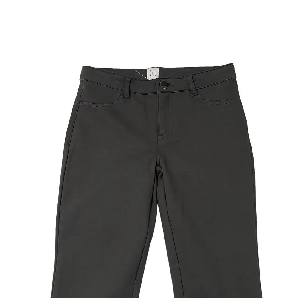 GAP Kids Girls Ponte Pants Stretch Size 12 Slim In Grey